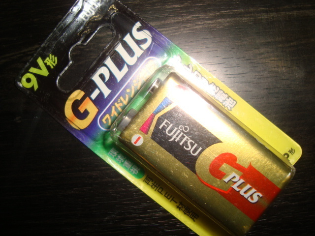 富士通 FUJITSU 9V形 G-PLUS アルカリ乾電池★使用推奨期限2014年1月●6LR61G-PLUS(B)/2♪未開封品