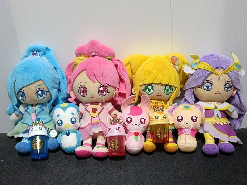 ヒーリングっどプリキュア キュアフレンズ ぬいぐるみ キュアグレース/フォンテーヌ/スパークル/アース/ラビリン/ペギタン/ニャトラン/ラテ