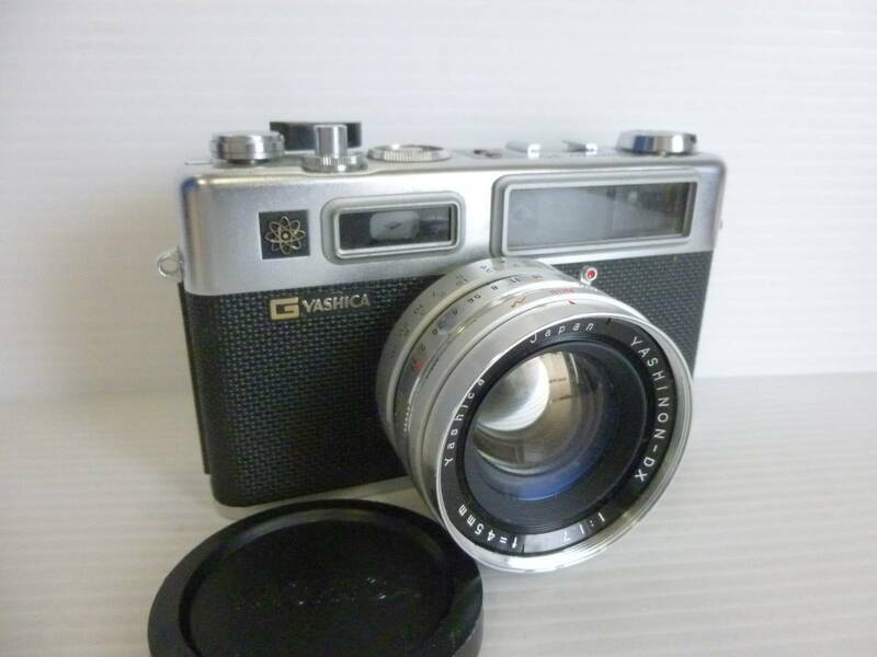 50497◆YASHICA/ヤシカ Electro35G ゴールドメカニカ フィルムカメラ , レンズ部 yashica YASHINON DX 1:1.7 f=45mm 現状品◆