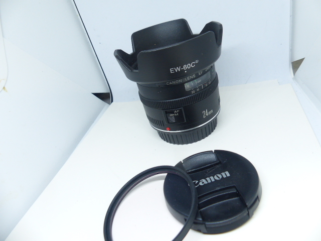 超美品 EF 24㎜ F2.8 EW-60Cフード付