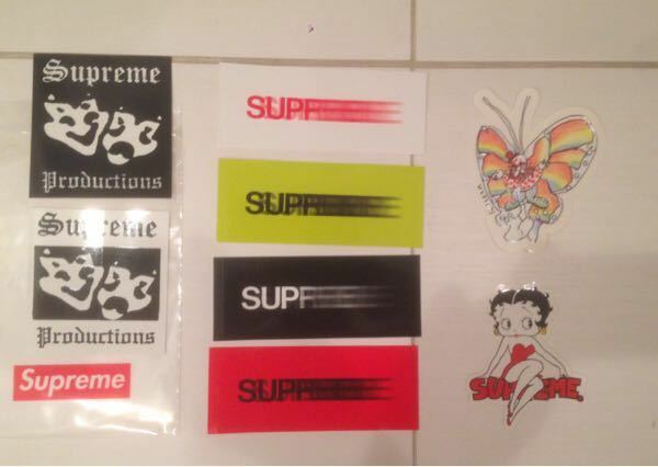 Supreme Sticker Set ステッカーセット 8枚入 16SS motion logo シュプリーム 新品 モーションロゴ