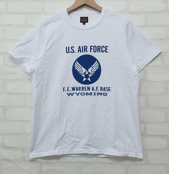4T8149■クリックポスト対応■リアルマッコイズ US AIR FORCE WARREN BASE 半袖Tシャツ THE REALMcCOYS MC18010