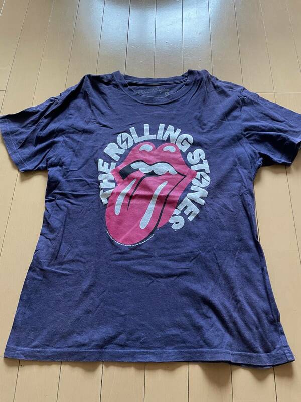 The Rolling Stones ローリングストーンズ primal engine プライマルエンジン ネイビー 紺 Tシャツ M