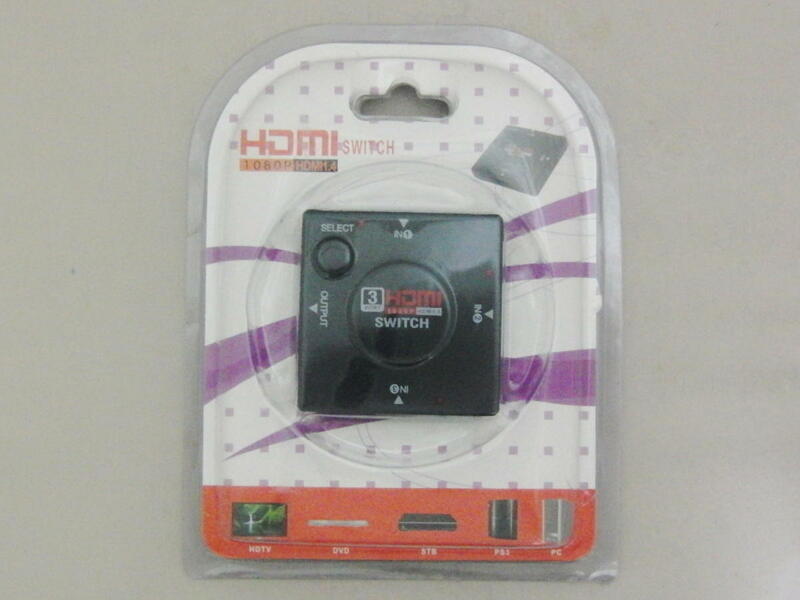 HDMI切替器3入力1出力/HDMI SWITCHスイッチャー【メール便C利用可】
