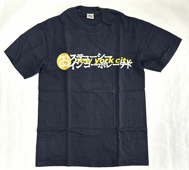 OLD STUSSY Tシャツ サイズM NEW YORK CITY カタカナロゴ 完売品 半袖Tシャツ 当時物