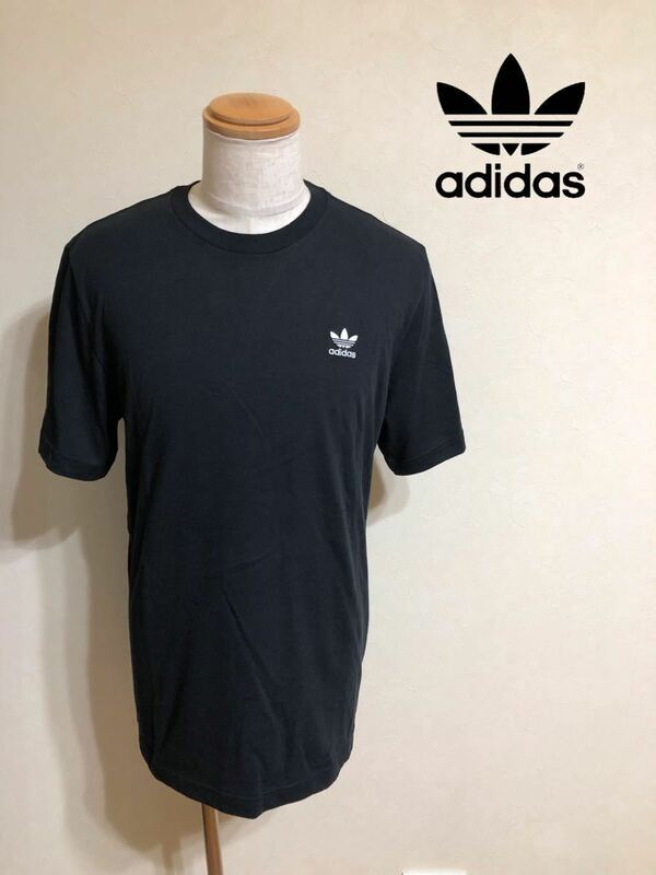 【新品】 adidas originals アディダス オリジナルス エッセンシャル Tシャツ トップス サイズXO 半袖 黒 DV1577