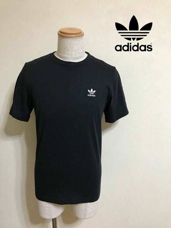 【新品】 adidas originals ESSENTIAL T アディダス オリジナルス エッセンシャル Tシャツ トップス サイズM 半袖 黒 DV1577