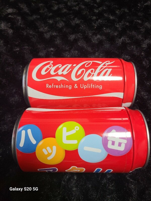 #レア#コカ・コーラ#ハッピー缶#あたり#2個セット#新品#非売品