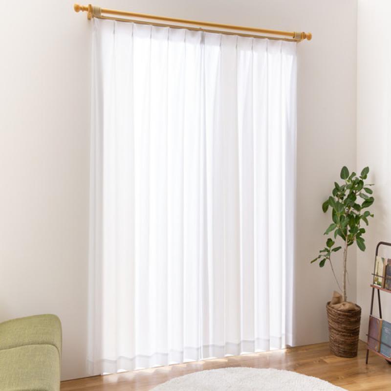 高機能ミラーレースカーテン 幅260cm×丈220cm1枚 UVカット85％ 断熱25％ 保温25％ イージーオーダーカーテン 日本製