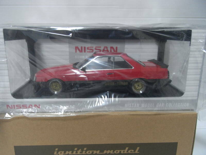 【日産純正】 イグニッションモデル 1/18 Nissan Skyline 2000 RS-Turbo R30 Red スカイライン RS ターボ レッド SSRホイール