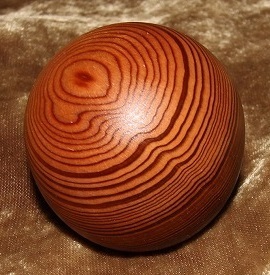 木製シフトノブ(材質：屋久杉）10ｘ1.5mm（SP-49.9D50.1L)　横目