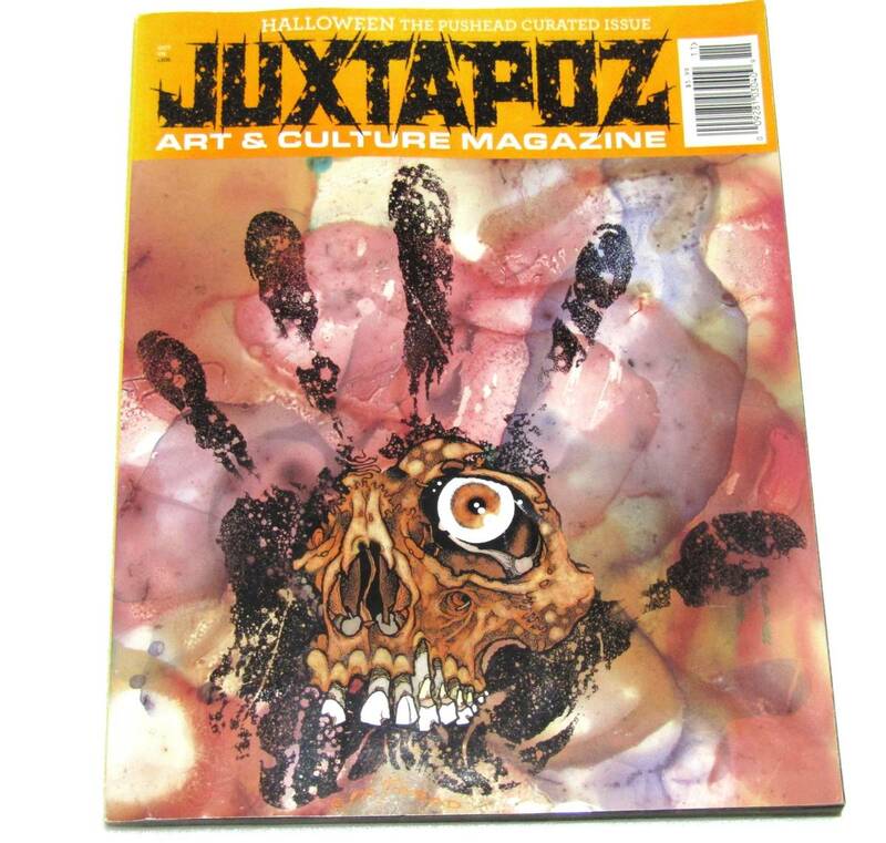 ★ JUXTAPOZ 2009 パスヘッド ロッキンジェリービーン　art and culture magazine
