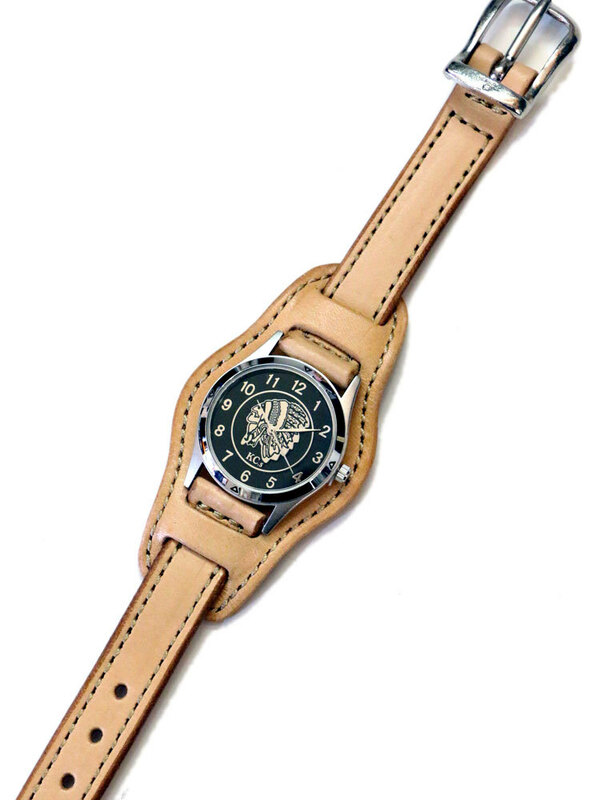 レザーブレスウォッチ レンジャー 革腕時計 タン（サドル） 日本製 KC,s