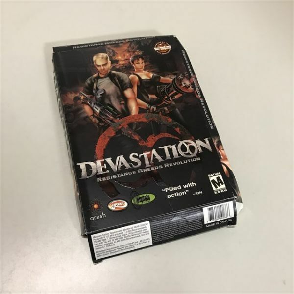 Z8618 ◆DEVASTATION Windows PCゲームソフト 箱傷み大