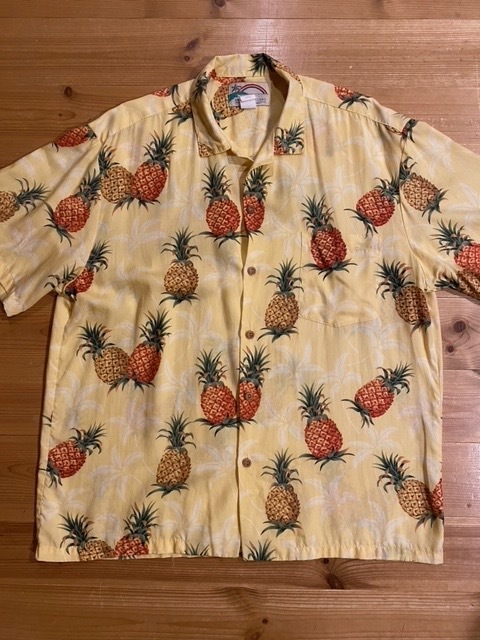 80’s Paradise Found/パラダイスファウンド Vintage S/S Hawaiian/Aloha Shirt/ヴィンテージ ハワイアンシャツ/アロハシャツ パイナップル