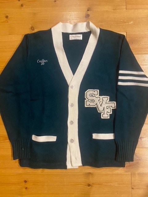 90's 00’s Flynn O’Hara UNIFORMS USED/古着 L/S Lettered Cardigan/長袖 レタードカーディガン Acrylic Made in USA