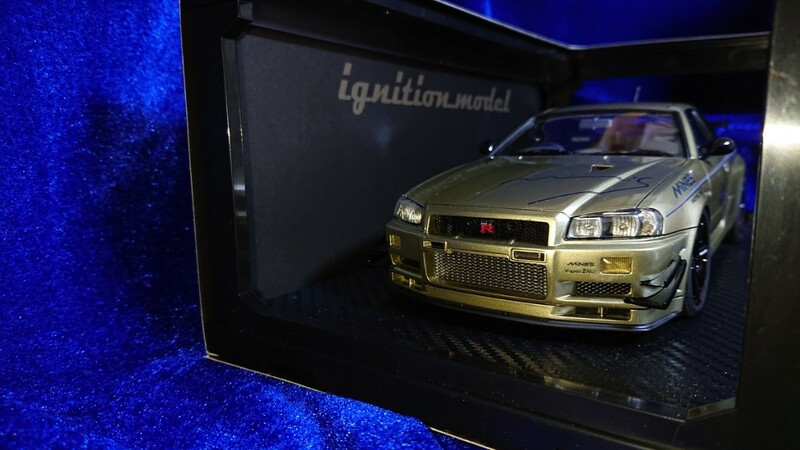 1/18 Ignition model イグニッションモデル Mine's NISSAN SKYLINE GT-R R34 ミレニアムジェイド マインズ スカイライン IG0349 