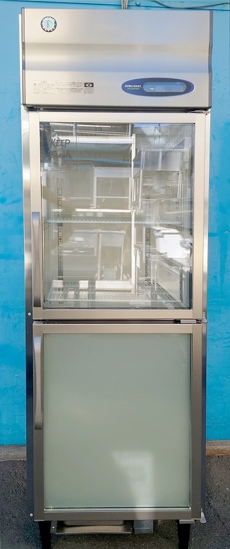 縦型2ドア冷蔵ショーケース 100v ホシザキ RS-63ZT-2G 086