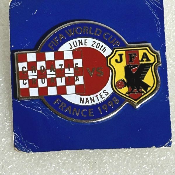 1998 FIFA ワールドカップ クロアチア ピンバッジ