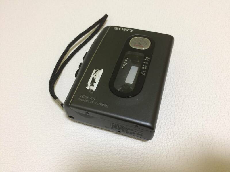 中古品 SONY TCS-48 カセットテープレコーダー 現状品