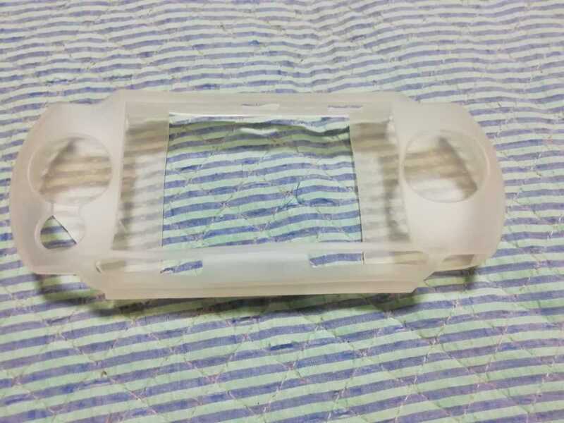 PSP1000専用　シリコンケース　半透明　ホワイト