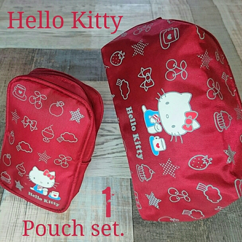 【未使用新品】　Hello　Kitty　ハローキティ　ポーチ　２個セット　１　M1270