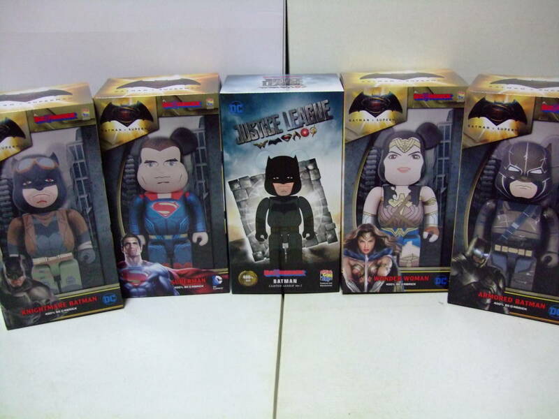 激レア ジャスティスリーグ ベアブリック 400% 5種セット (BE@RBRICK JUSTICE LEAGUE BATMAN SUPERMAN WONDER WOMAN バットマン DC COMIC)
