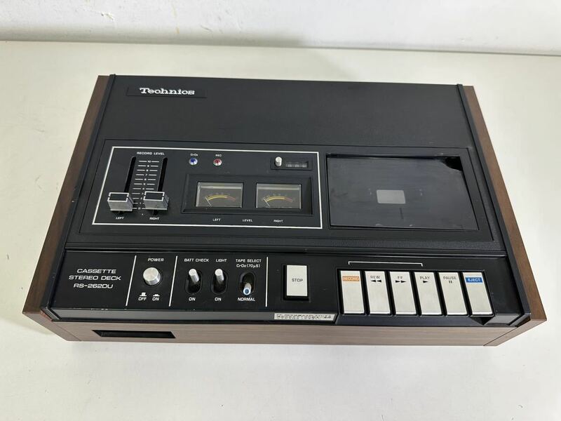 ［ジャンク品、現状渡し］ Technics テクニクス RS-262DU カセットデッキ　（P2）