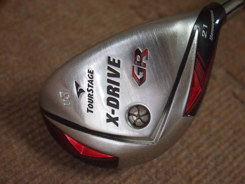 中古ブリヂストンＵＴ：X-DRIVE　GR　（U３）２１度　フレックスＳ２００