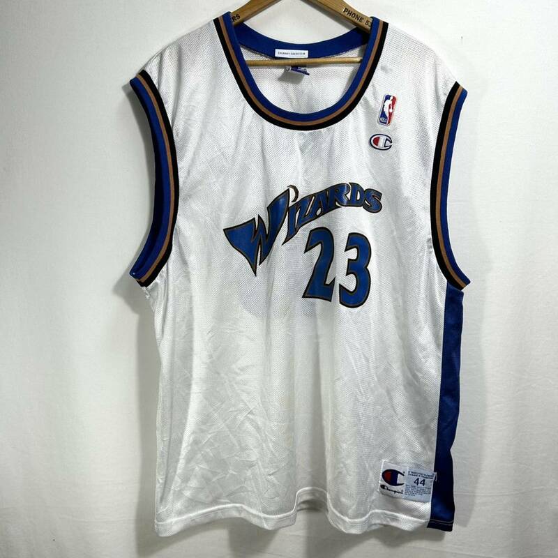 ■ 90s 90年代 ビンテージ Champion NBA Wizards JORDAN バスケ ユニフォーム タンクトップ L チャンピオン ウィザーズ ジョーダン ■