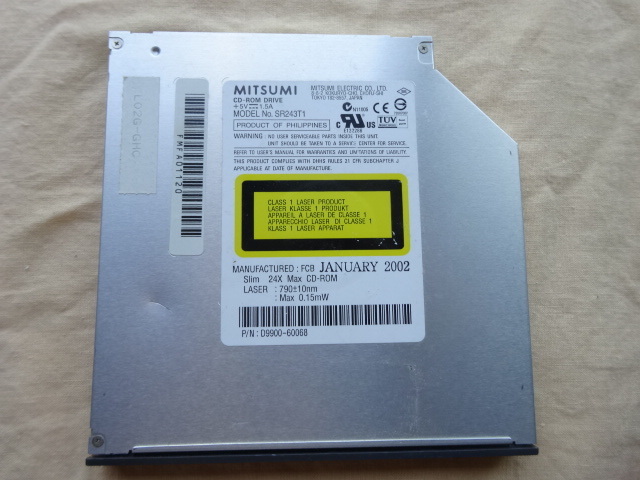 MITSUMI SR243T1 ノートPCドライブ CD-ROM