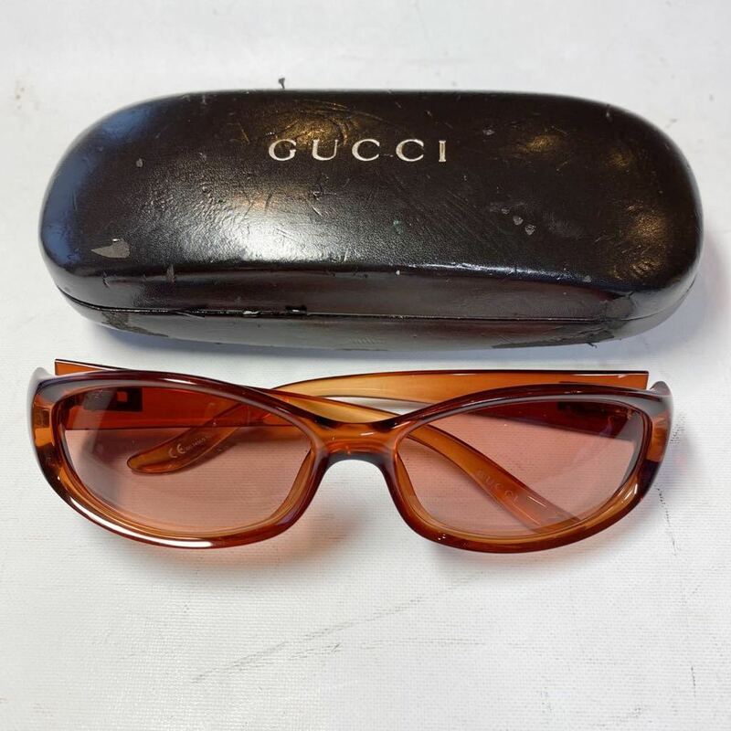 GUCCI グッチ GG2456/S T8VTX 55□16 120 クリアレッド　サングラス　眼鏡　美品　ケース付き　gg2308251