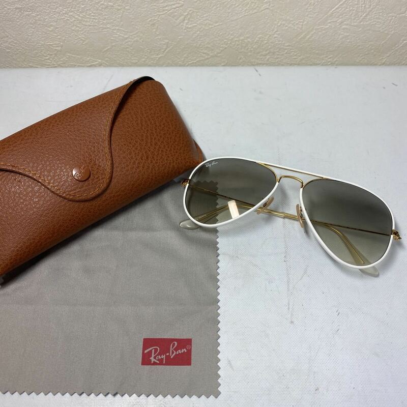 【新品同様】Ray-Ban レイバン RB3025-J-M AVIATOR FULL COLOR 146/32 55□14 2N アビエーター　ティアドロップ　サングラス rb23081406