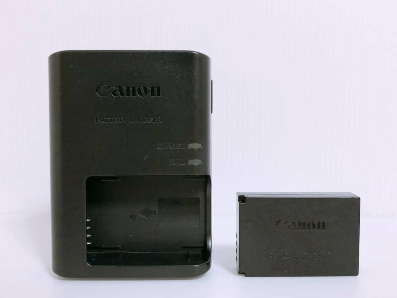 純正 キャノン Canon LC-E12 バッテリーチャージャー LP-E12 バッテリーパック 充電器セット
