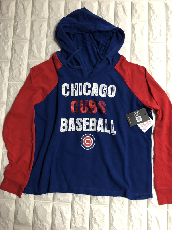 ニューエラ　NEW Cubs Royal SWT 3353620　ロゴ長袖シャツ　レディース　BASEBALL　メジャーリーグ/（US）L