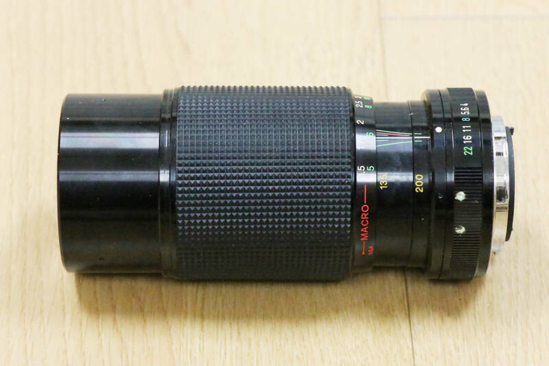 TEFNON（テフノン）MACRO　80-200mm/F4　カメラレンズ　日本製　マクロ　中古品