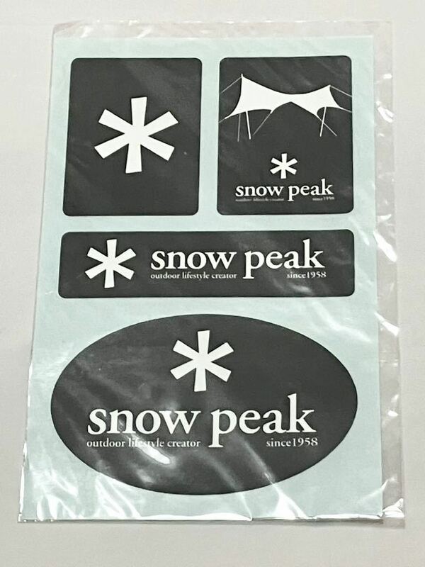 スノーピーク snow peak （アスタリク　ヘキサタープ）ロゴステッカー 非売品