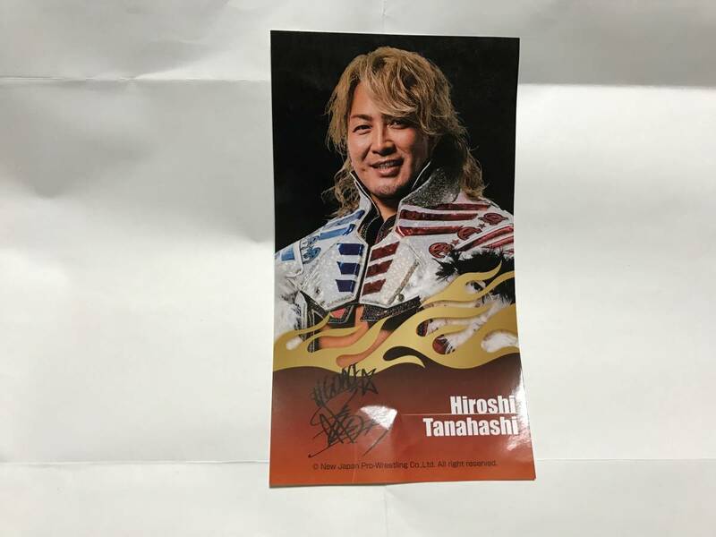 新日本プロレス☆超BIGシール Hiroshi Tanahashi 棚橋弘至　ラウンドワン限定