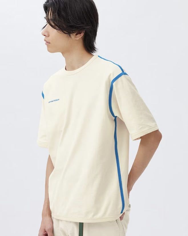 GU × beautiful people ビューティフルピープル トップス Tシャツ ポケットTシャツ リバーシブルT 5分袖 白 ホワイト Mサイズ 値下げ