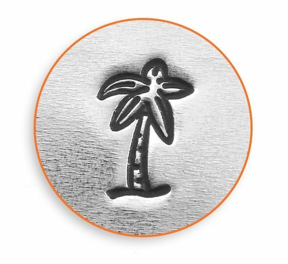 彫金刻印 Palm Tree＊ヤシの木デザイン　夏のモチーフ　植物　インプレスアート　道具 工具 ツール ImpressArt