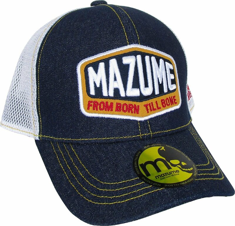 オレンジブルー mazume ベースボールキャップ II MZCP-602/インディゴ×ホワイト