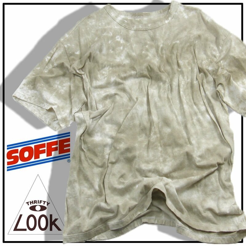 新品 THRIFTY LOOK × SOFFE【UPCYCLE アップサイクル】Tシャツ 2XL ビッグサイズ ★342619 タイダイ