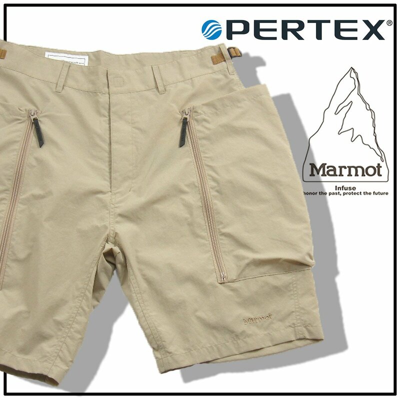 新品 マーモット インフューズ 【撥水 防風 パーテックス】 ハーフパンツ Organizer Half Pants M 352742 Marmot Infuse PERTEX UNLIMITED