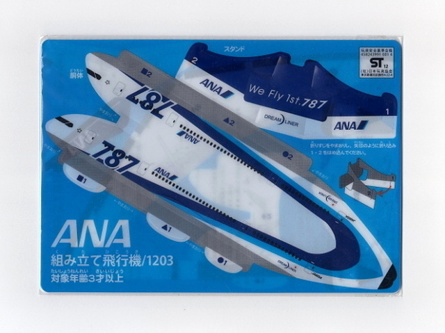 ANA 組み立て飛行機　B787