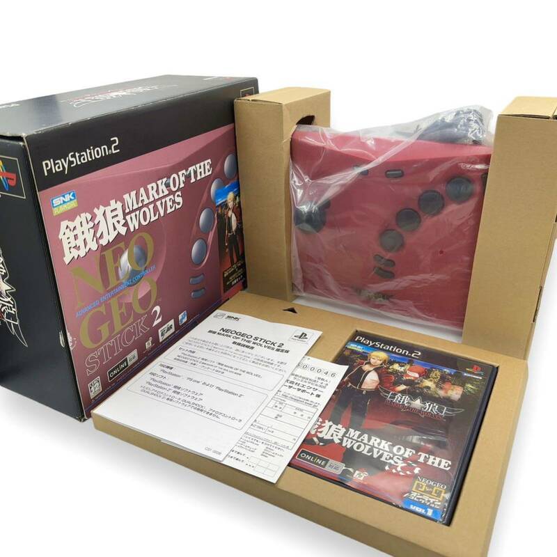 極美品 PS2 餓狼 マークオブ ザ ウルブズ.ver ネオジオスティック2 限定モデル SNK NEOGEO STICK2