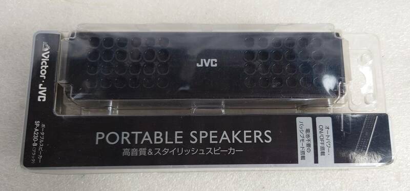 【WS3082】新品未開封 Victor JVC ポータブルスピーカー SP-A230-B　動作未確認の為保証なし