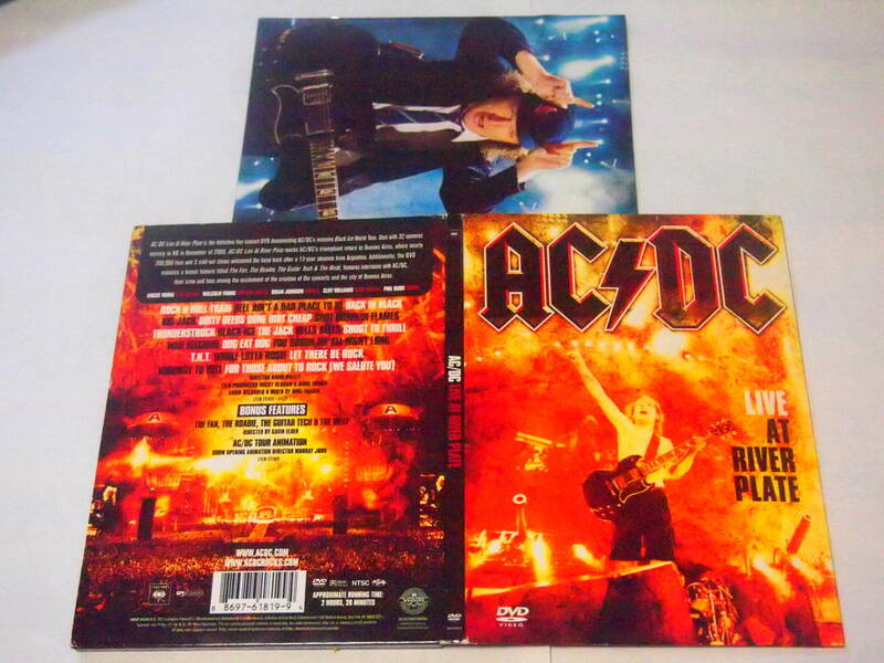 レア 送料無料 洋楽DVD AC/DC Live River Plate エーシーディーシー ライブ リヴァープレート 140分 Rock N Roll Train Back In Black など