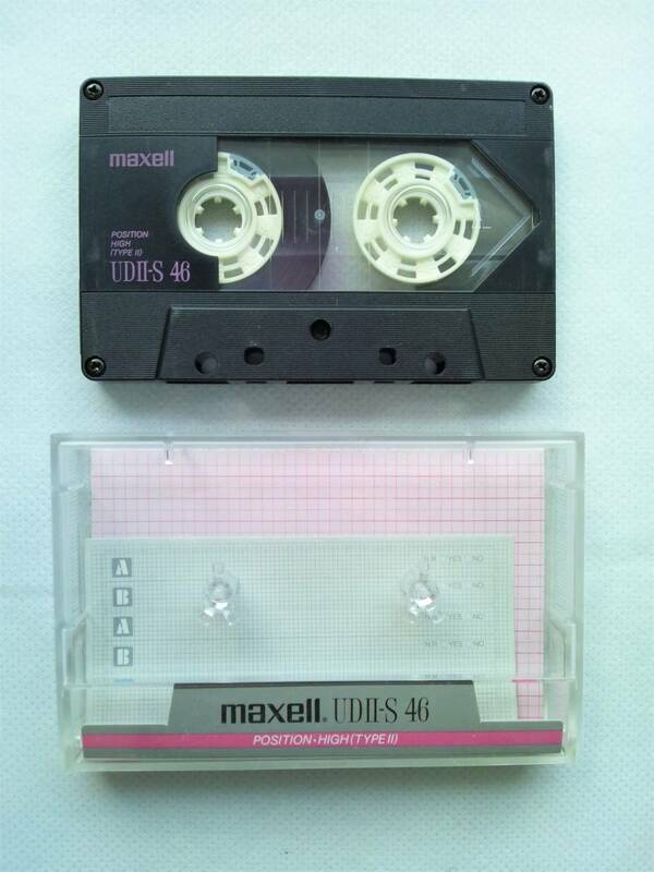 カセットテープ maxell UD II-S 46 x 1本 (TYPE II HIGH POSITION)