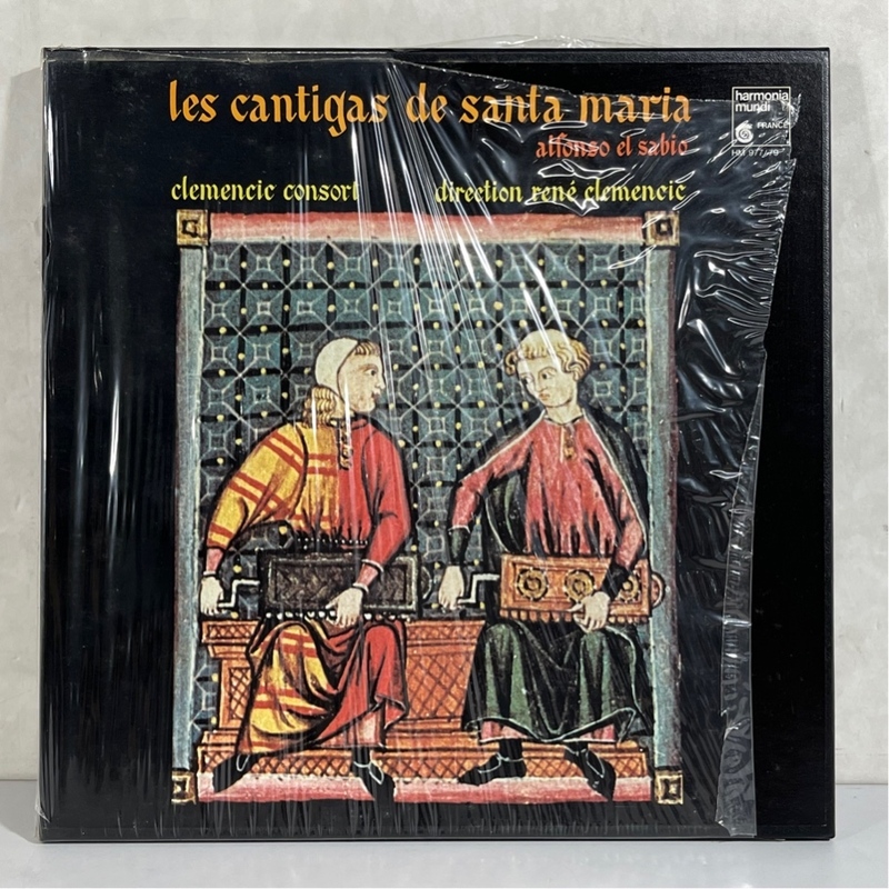 仏harmoniamundi クレマンシック・コンソート 聖母マリアのカンティガ集 未使用 HM977/79 3LP