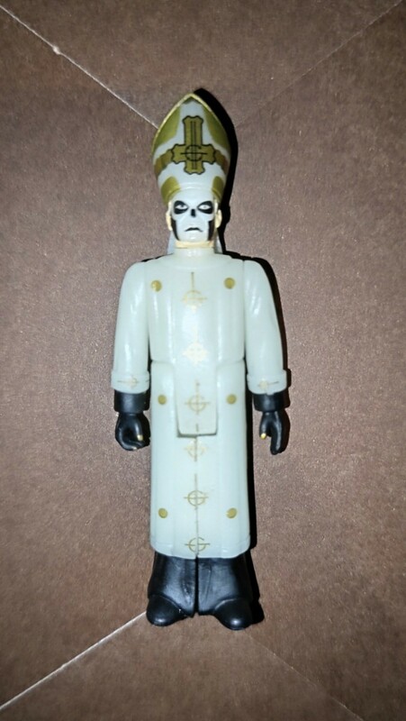 super7 ghost Papa Emeritus 蓄光 悪魔崇拝 逆十字架 ゴースト ロブゾンビ タランティーノ ブラックメタル メタリカ チャールズマンソン 